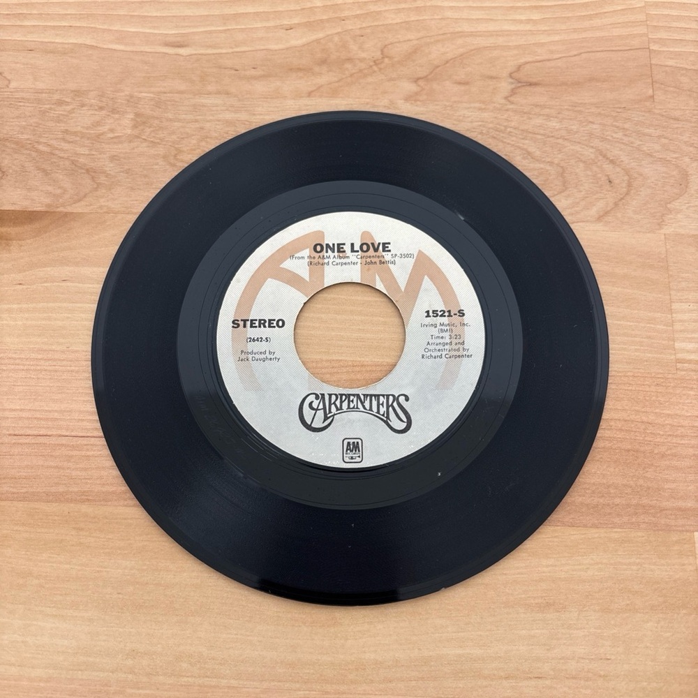 Carpenters Vinyl Record - Black